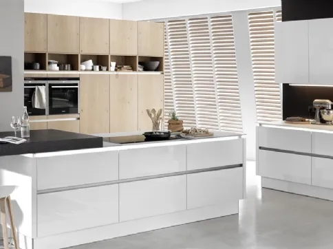 Cucina Design Nova Lack Bianco Lucido di Nolte