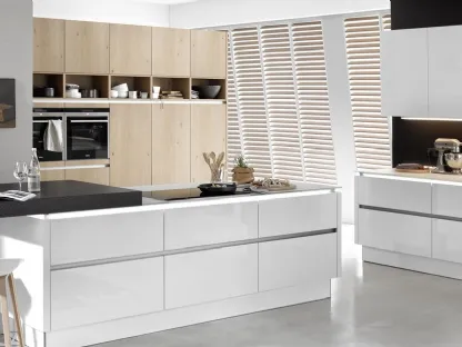 Cucina Design Nova Lack Bianco Lucido di Nolte