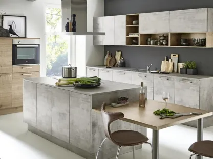 Cucina Moderna Manhattan Stone Beton di Nolte