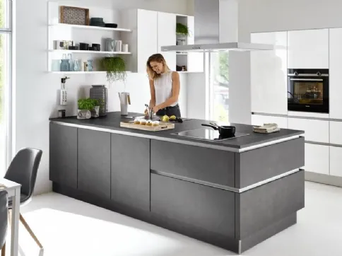 Cucina Moderna Moods Grigio Acciaio di Nolte