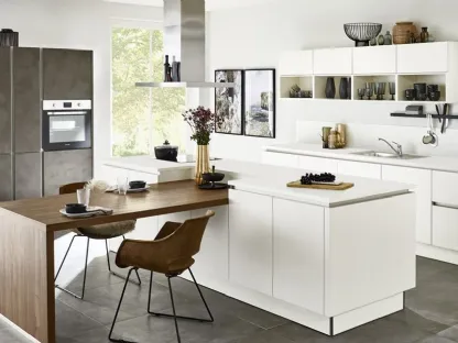 Cucina Design Soft Lack Magnolia Opaco di Nolte