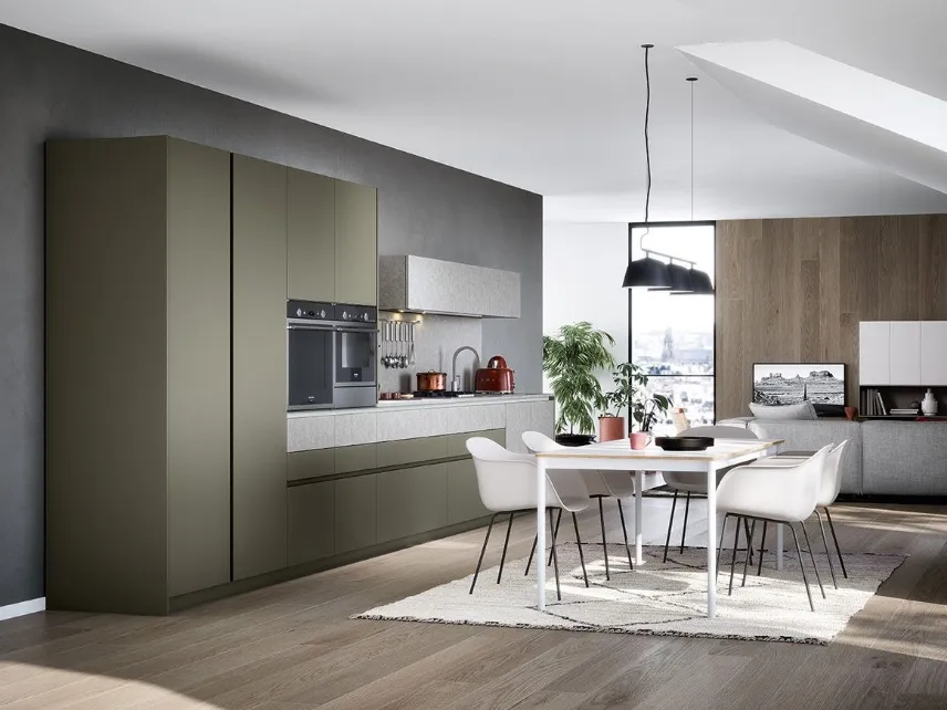 Cucina Moderna lineare Trend Gola Home 04 di Forma Cucine