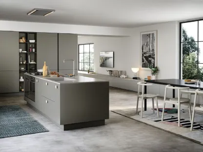 Cucina Moderna con isola Trend Maniglia Home 03 di Forma Cucine